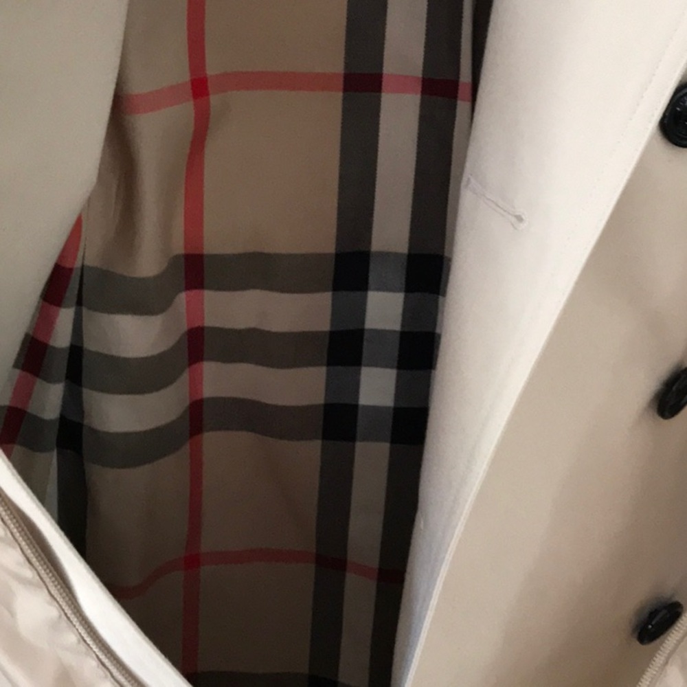 🎊S🚫LD🏦! NEW 🧥 Burberry Harbourne Stone Trench Coat RARE sz 0! 🧥 - Picture 8 of 10